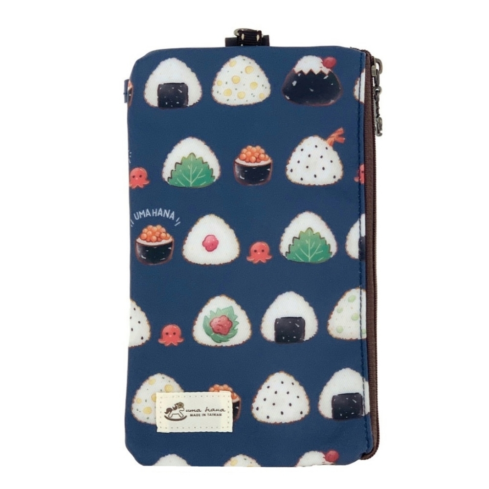 Waterproof Rice Ball Phone Case Pouch W/ Neck Strap - Picture 2 of 11